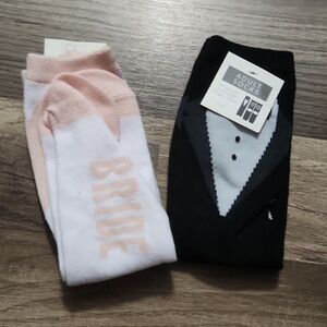 BRIDE/Groom  Socks. Perfect Wedding/Shower Gift! 👰💍 NWT!